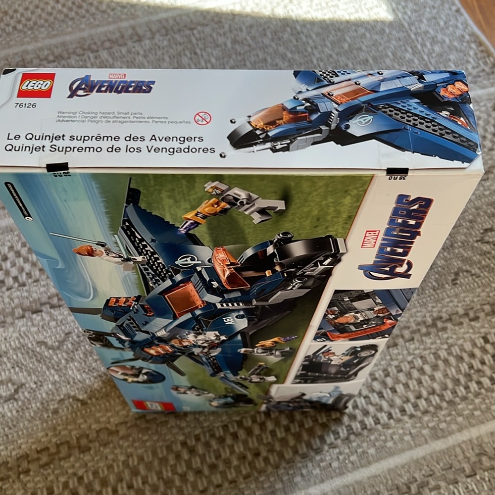New Lego Marvel Adventures Ultimate Quinjet Superheroes Jet Toy Set - Picture 4 of 5
